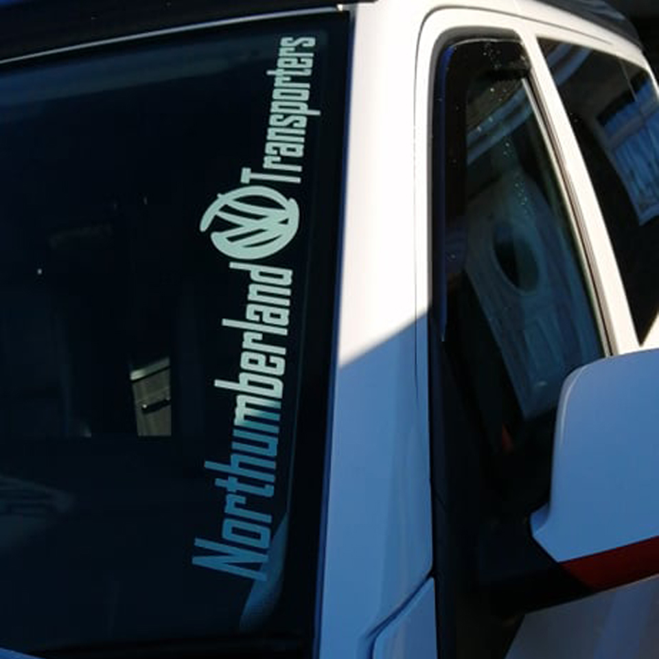 Northumberland VW Transports Windscreen Stickers
